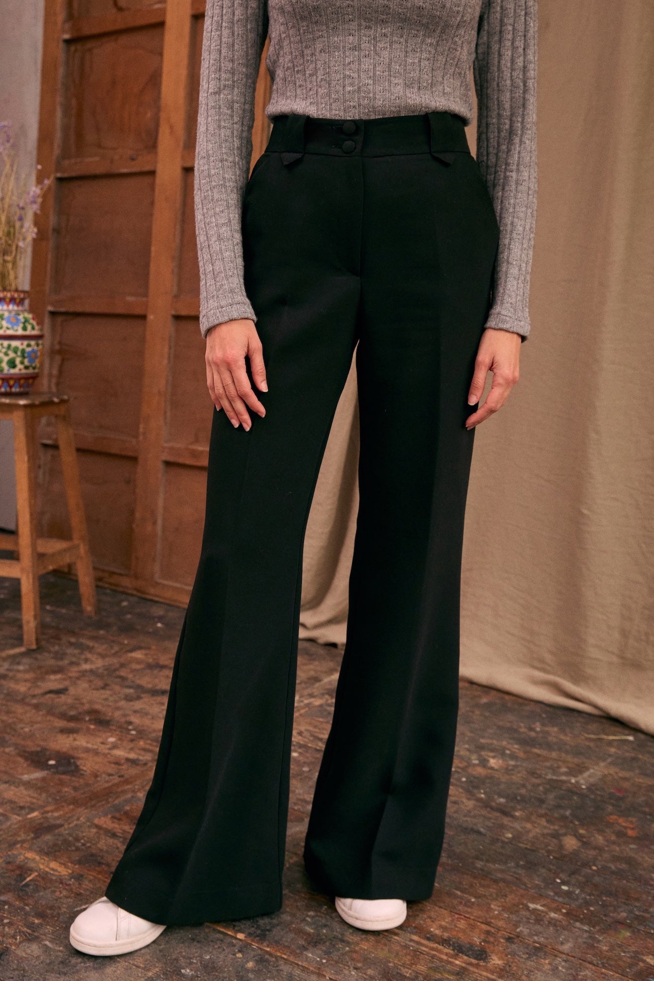 Gaby black trousers