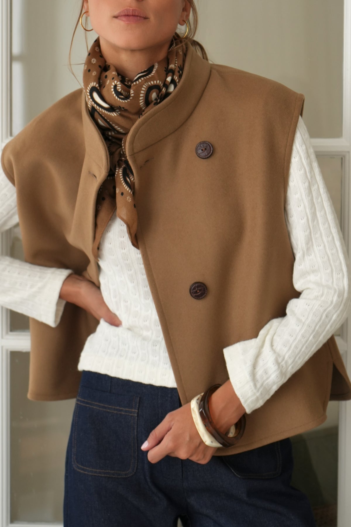 Veste Birdie moka