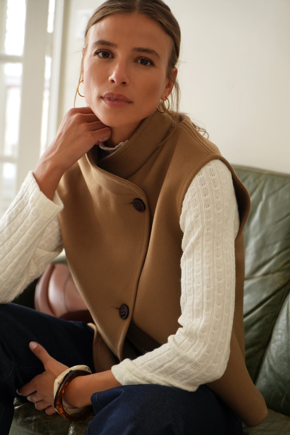 Veste Birdie moka