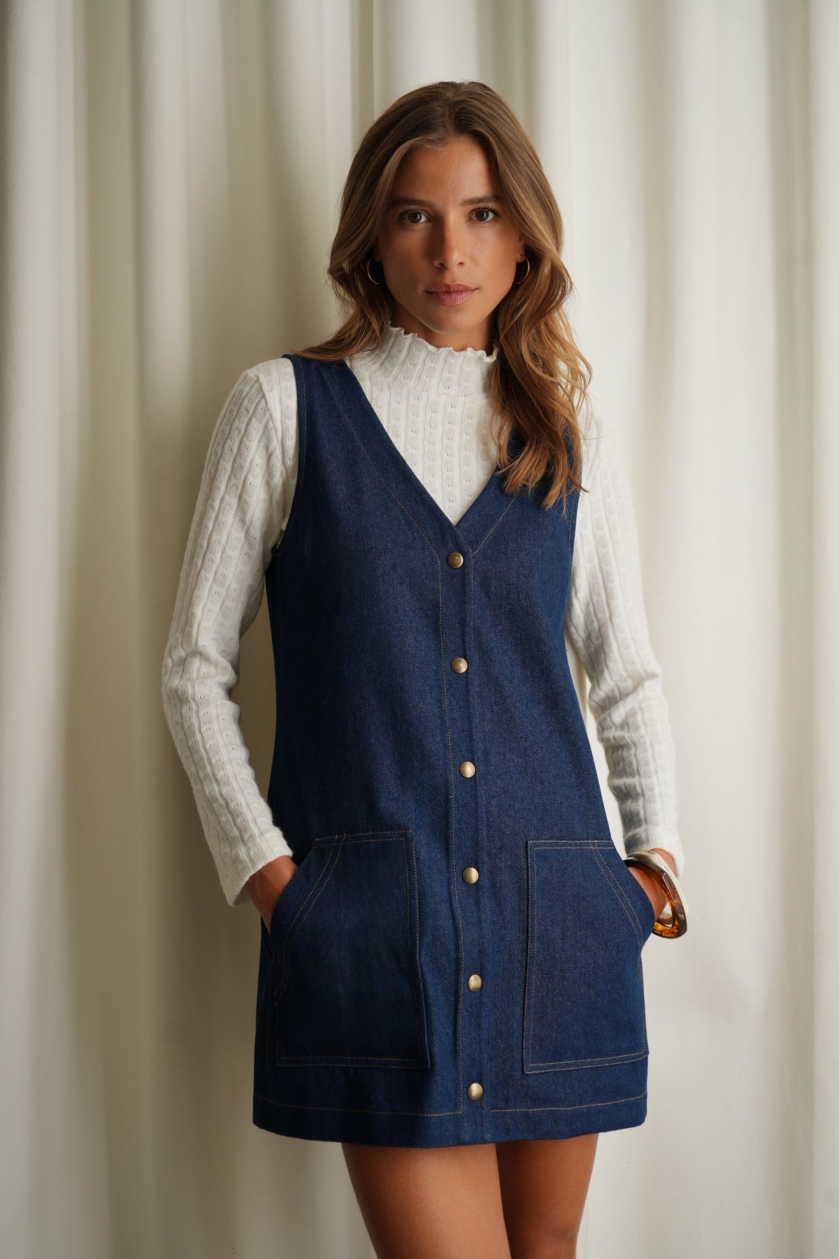Robe Céline denim brut
