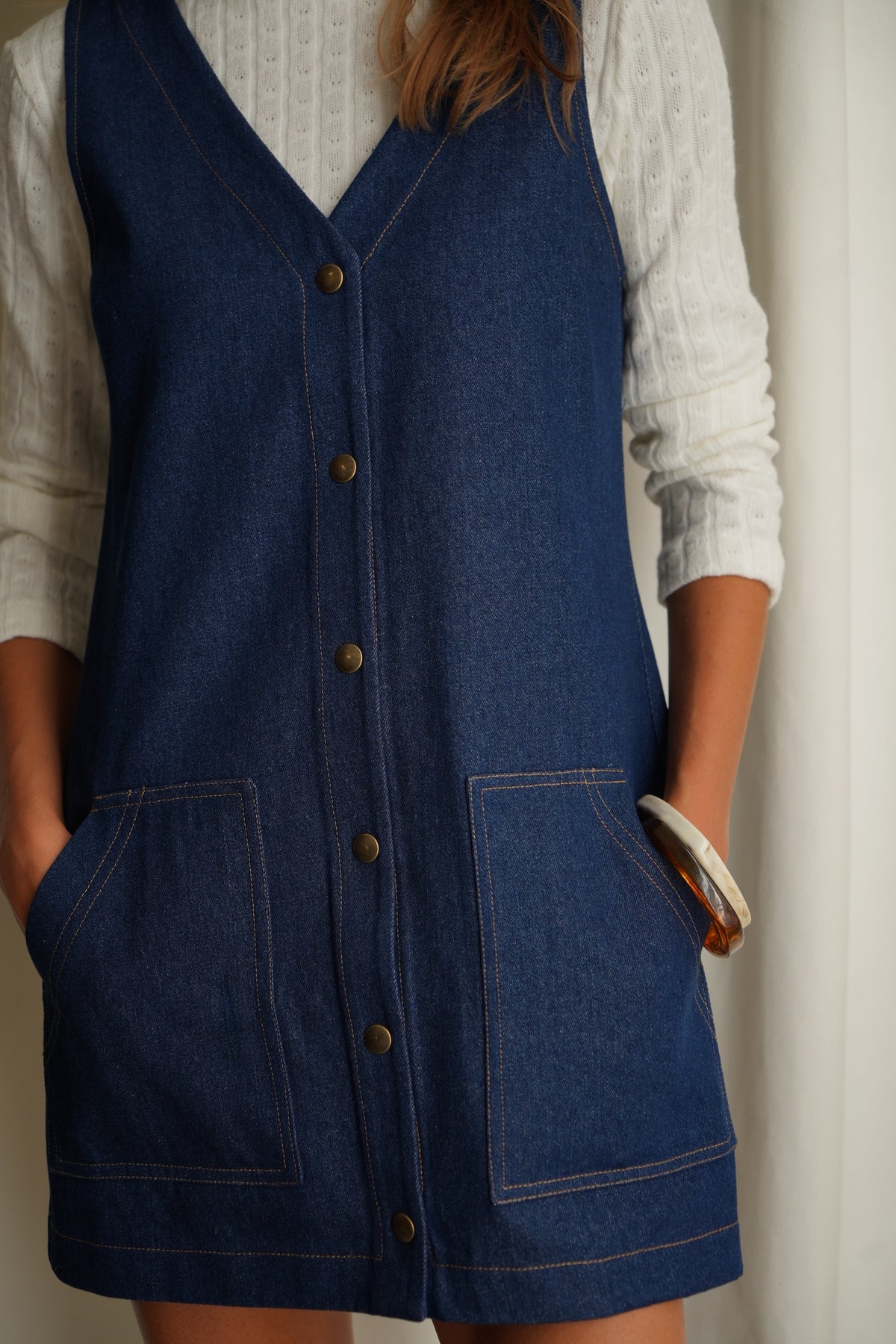 Robe Céline denim brut
