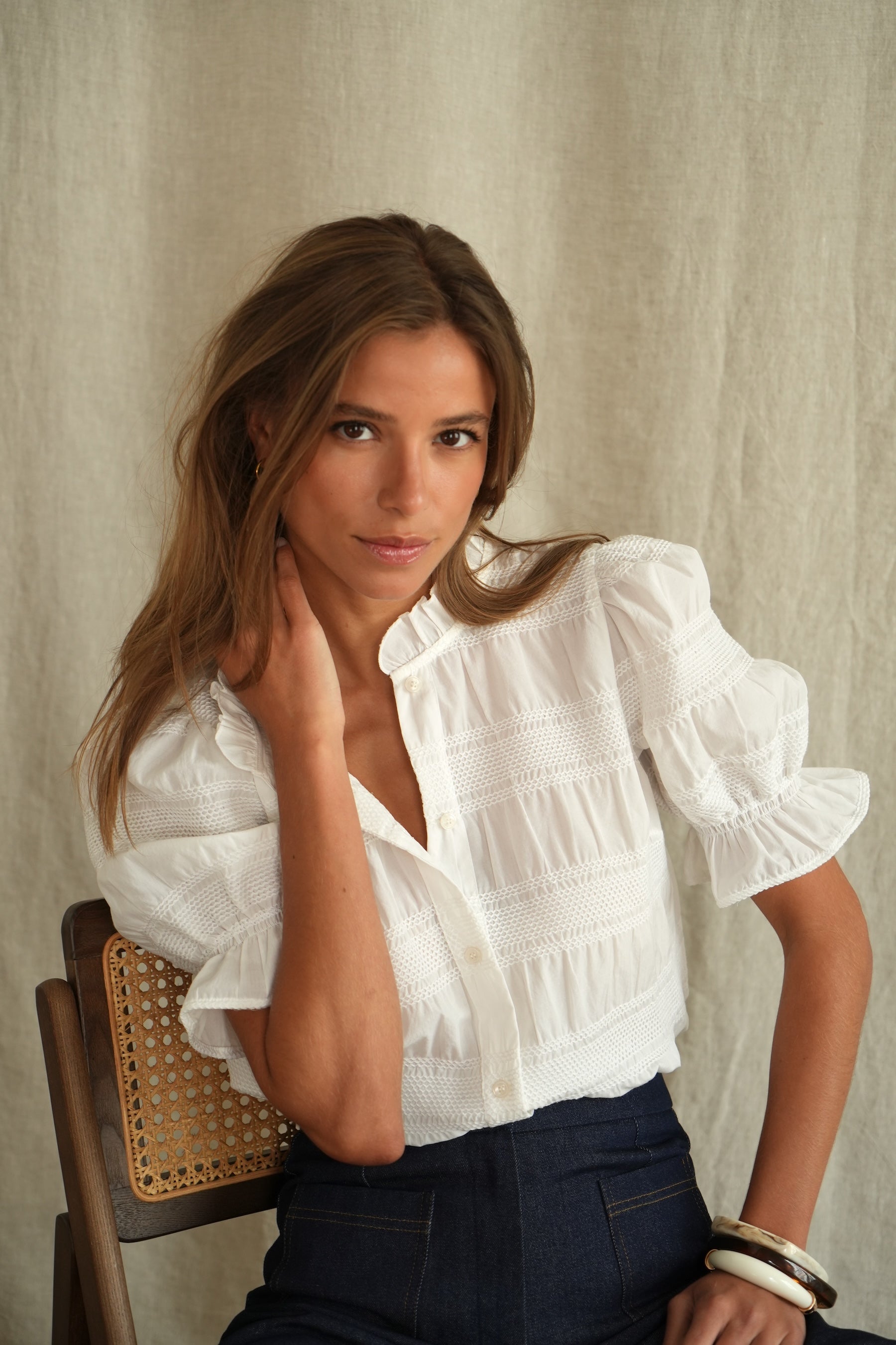 Blouse Sol écrue