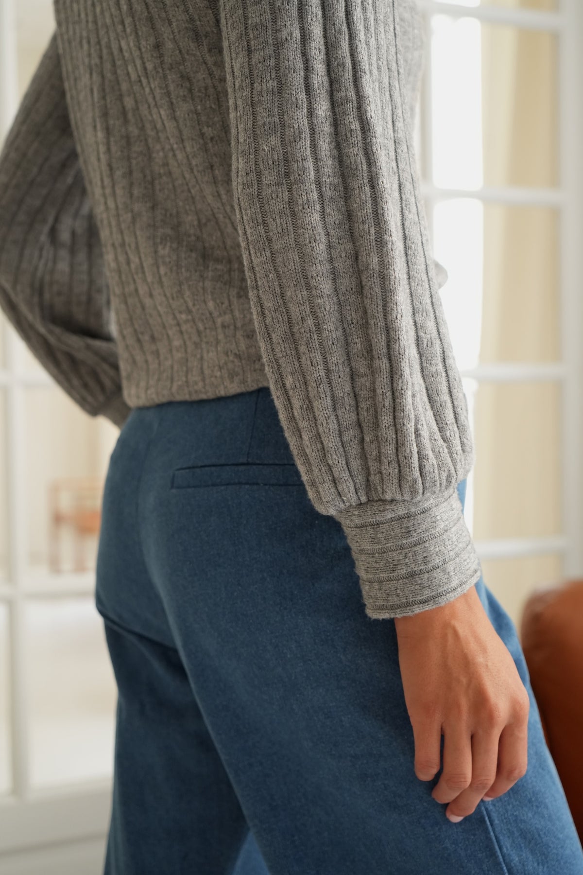 Pull Loulou gris