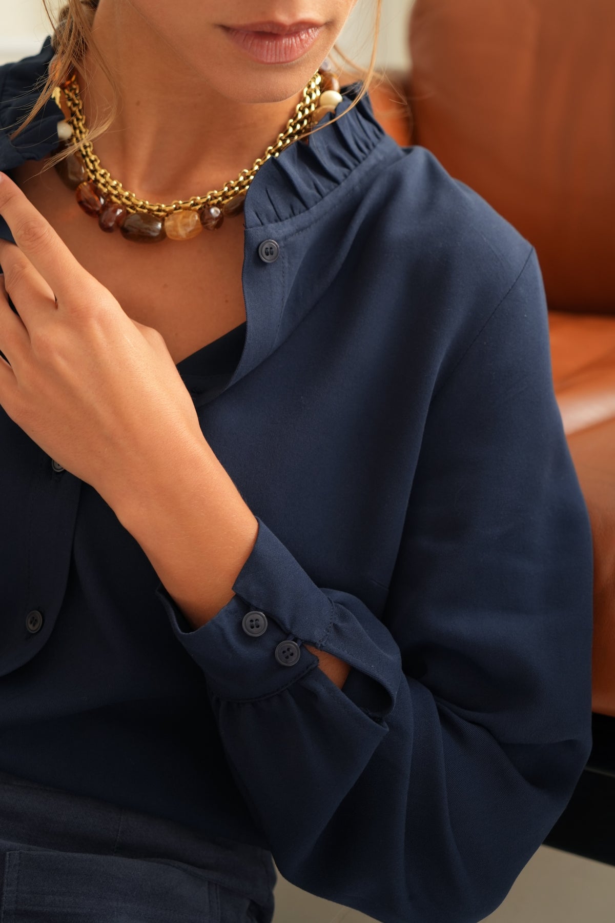 Blouse Iliana marine