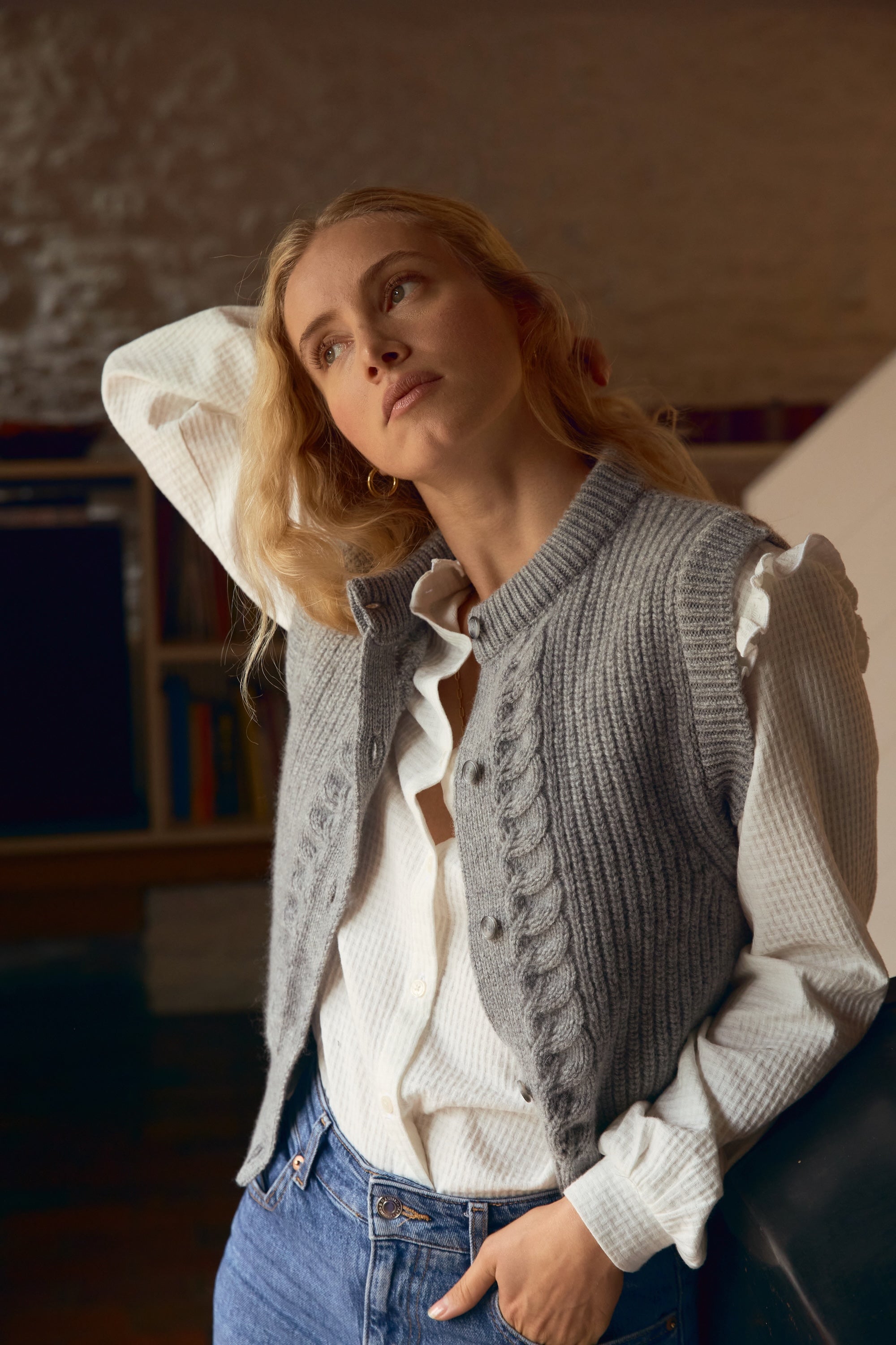 St Placide grey waistcoat