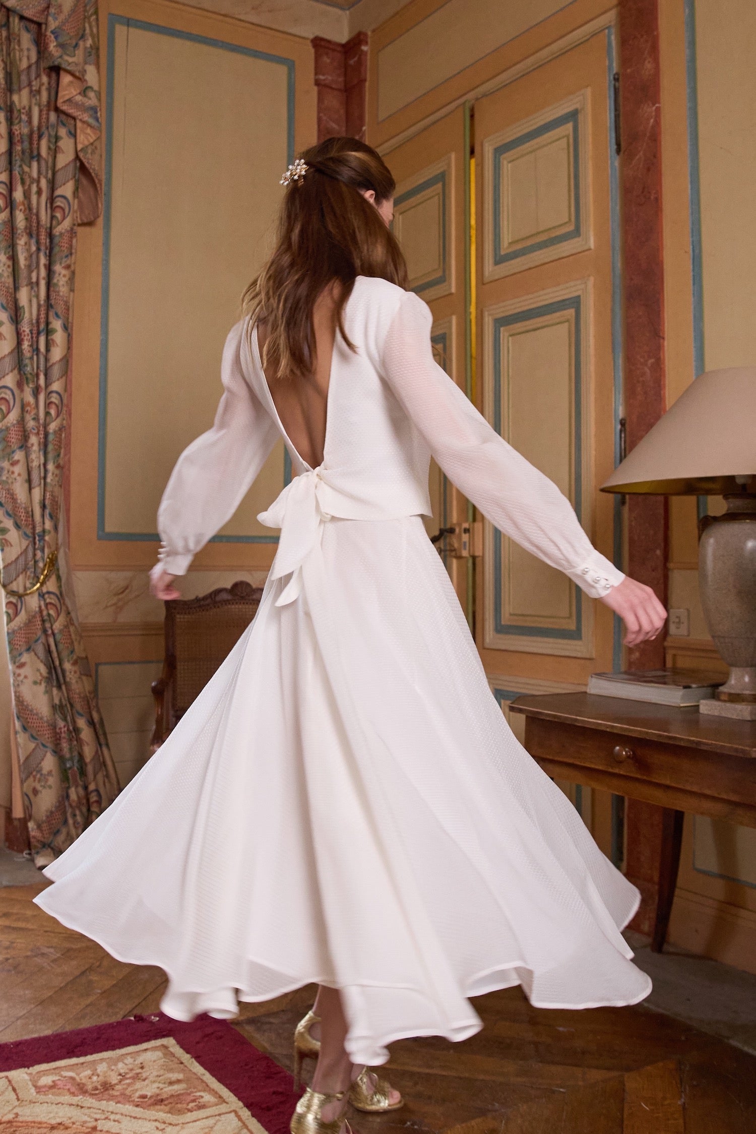 Leo plumetis skirt