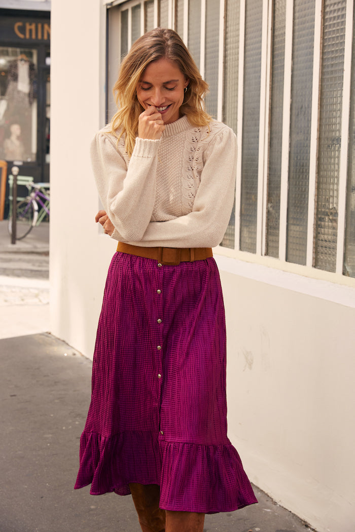 Fuchsia Mélusine skirt