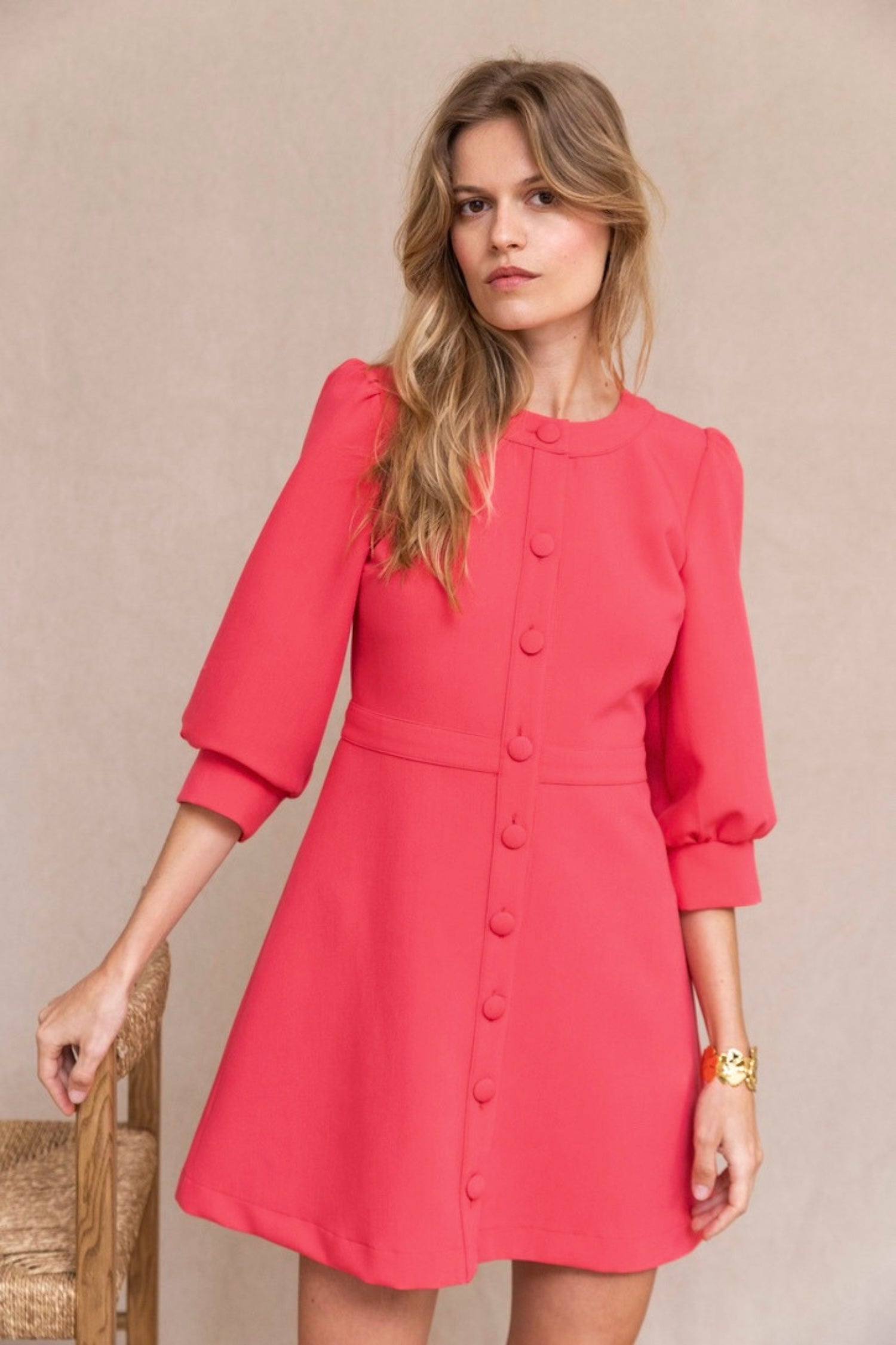 Ernestine peony dress