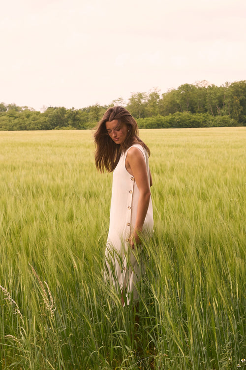 Robe Jolie longue sable