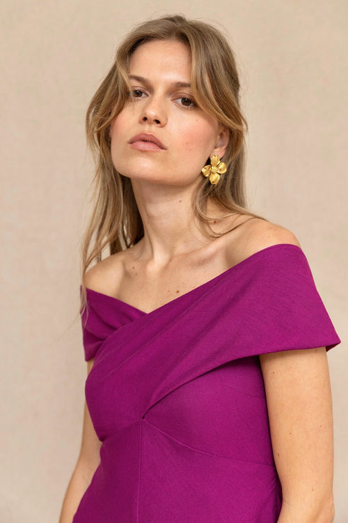 Robe Jacqueline fuchsia