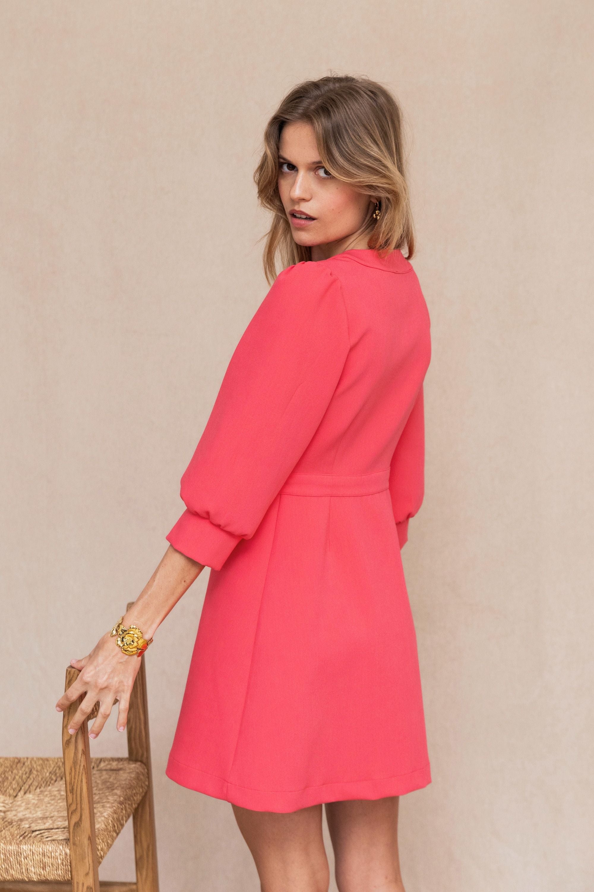 Ernestine peony dress