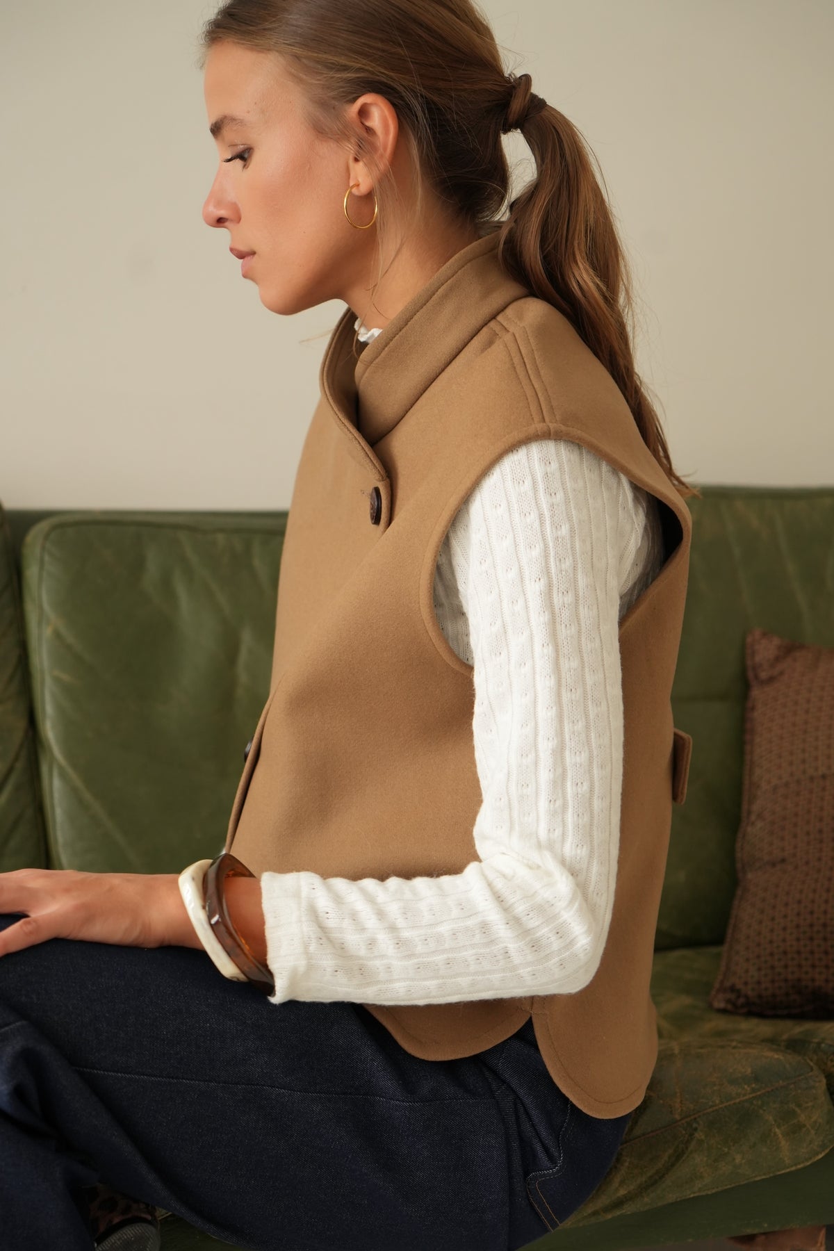 Veste Birdie moka