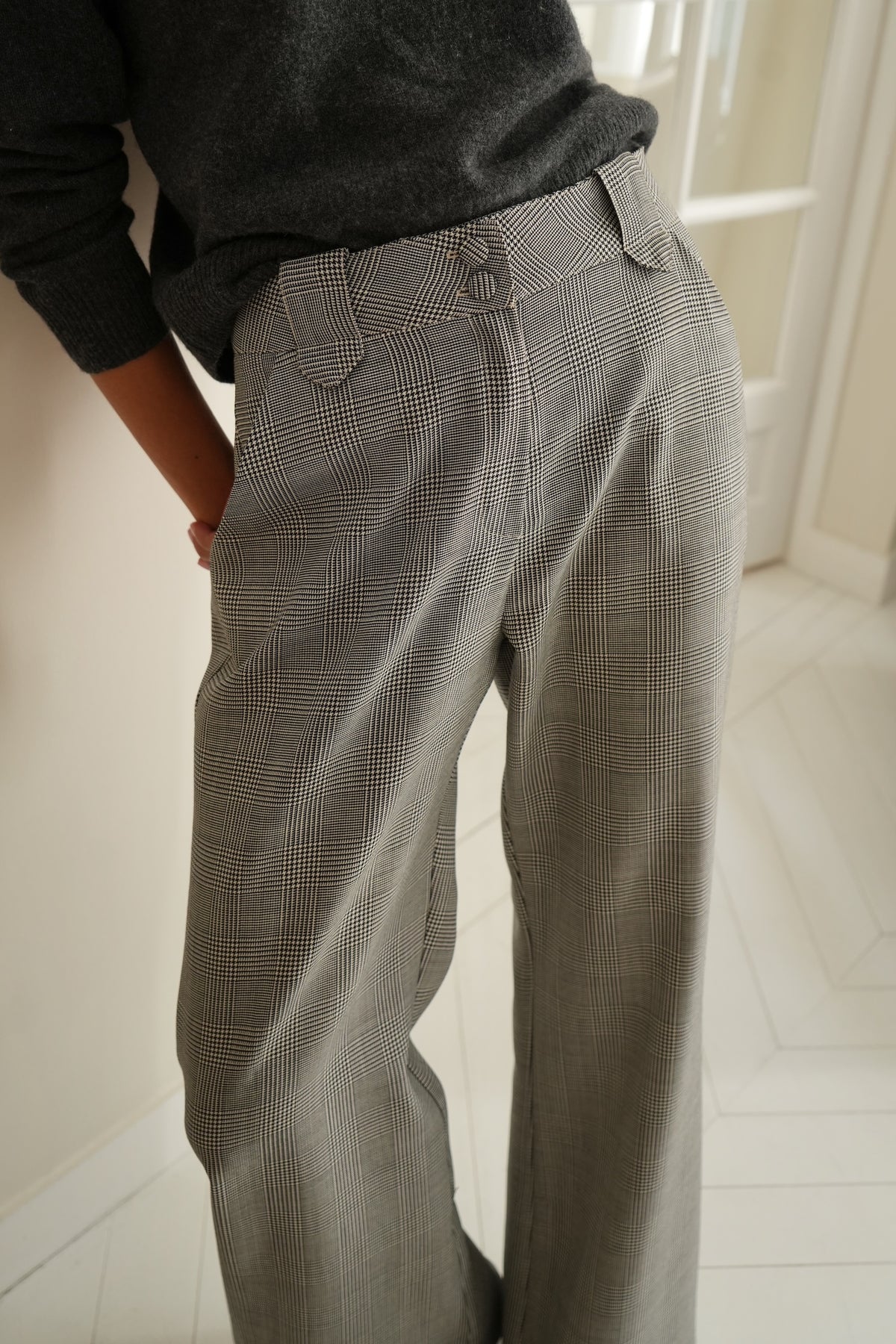 Pantalon Gaby Prince-de-Galles