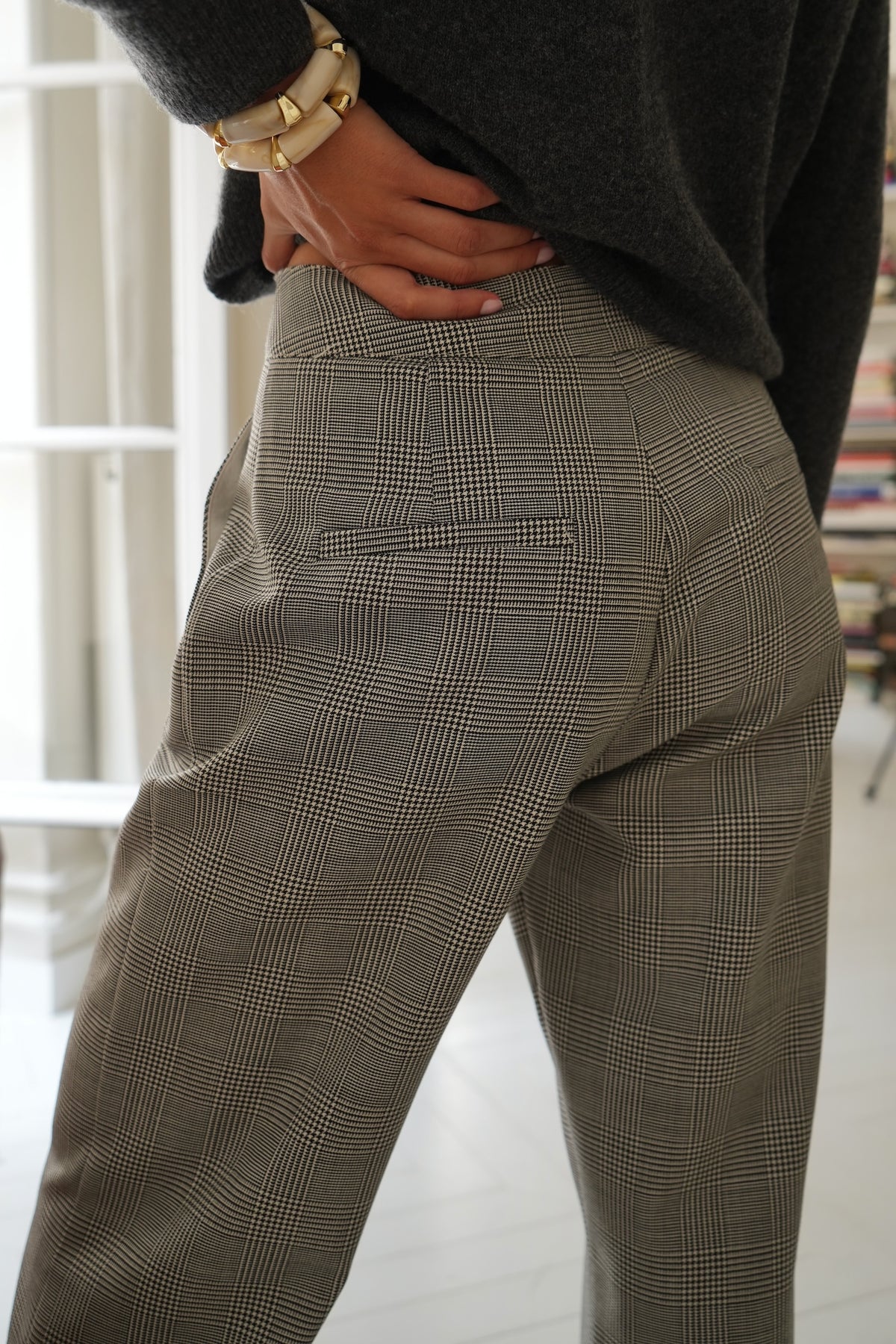 Pantalon Gaby Prince-de-Galles