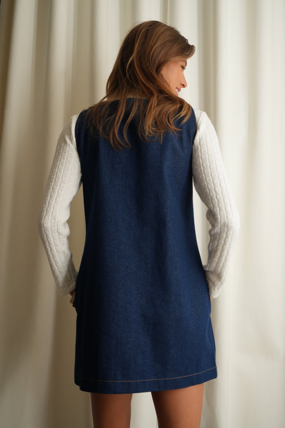 Robe Céline denim brut