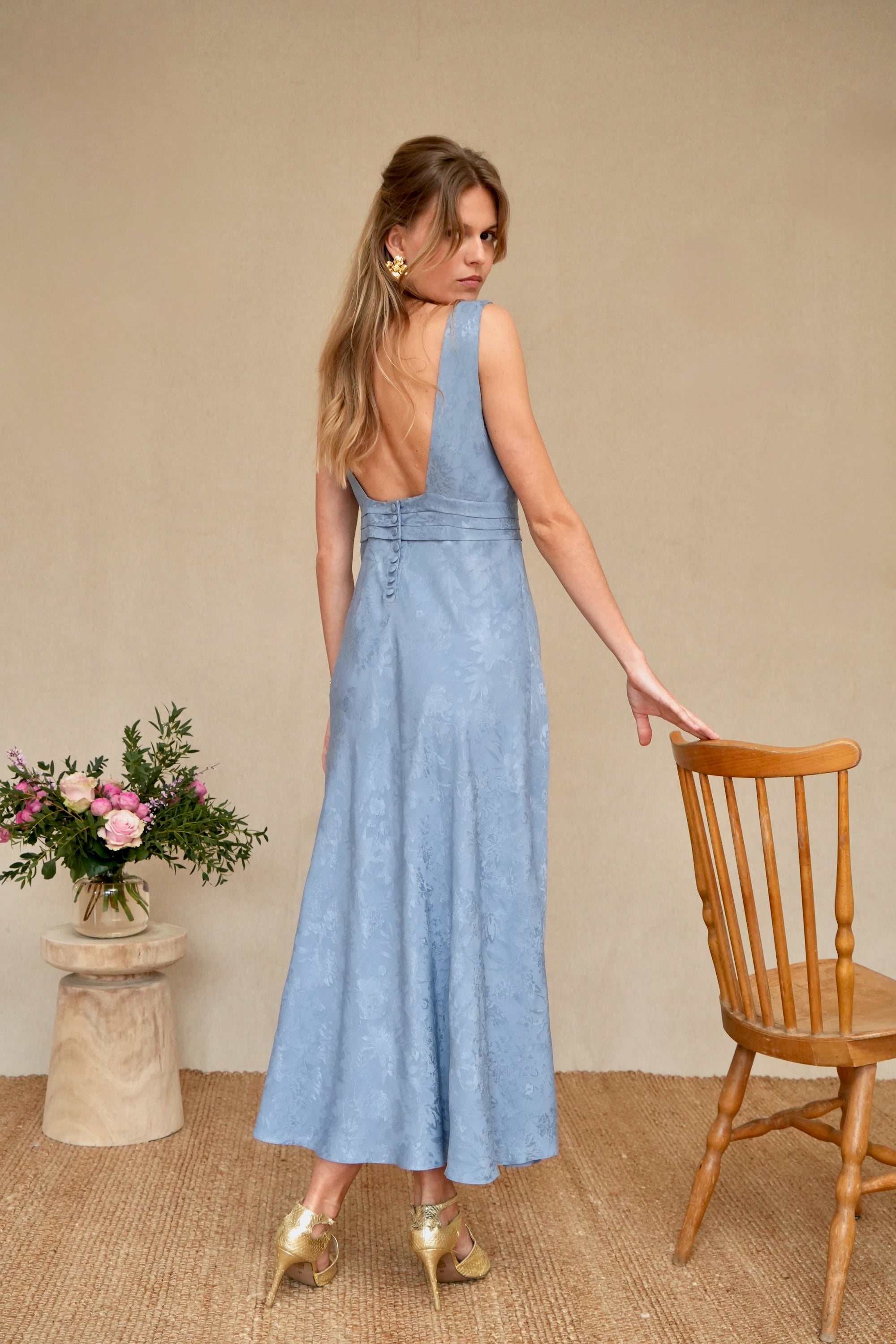 Robe Andromaque ardoise