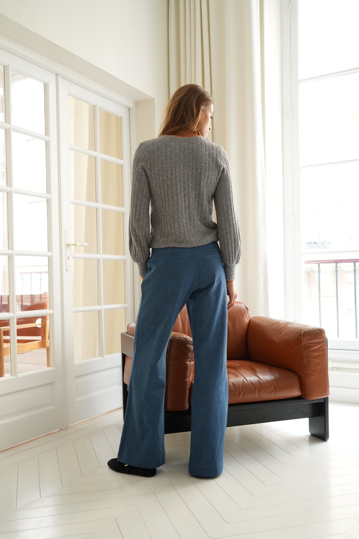 Pull Loulou gris