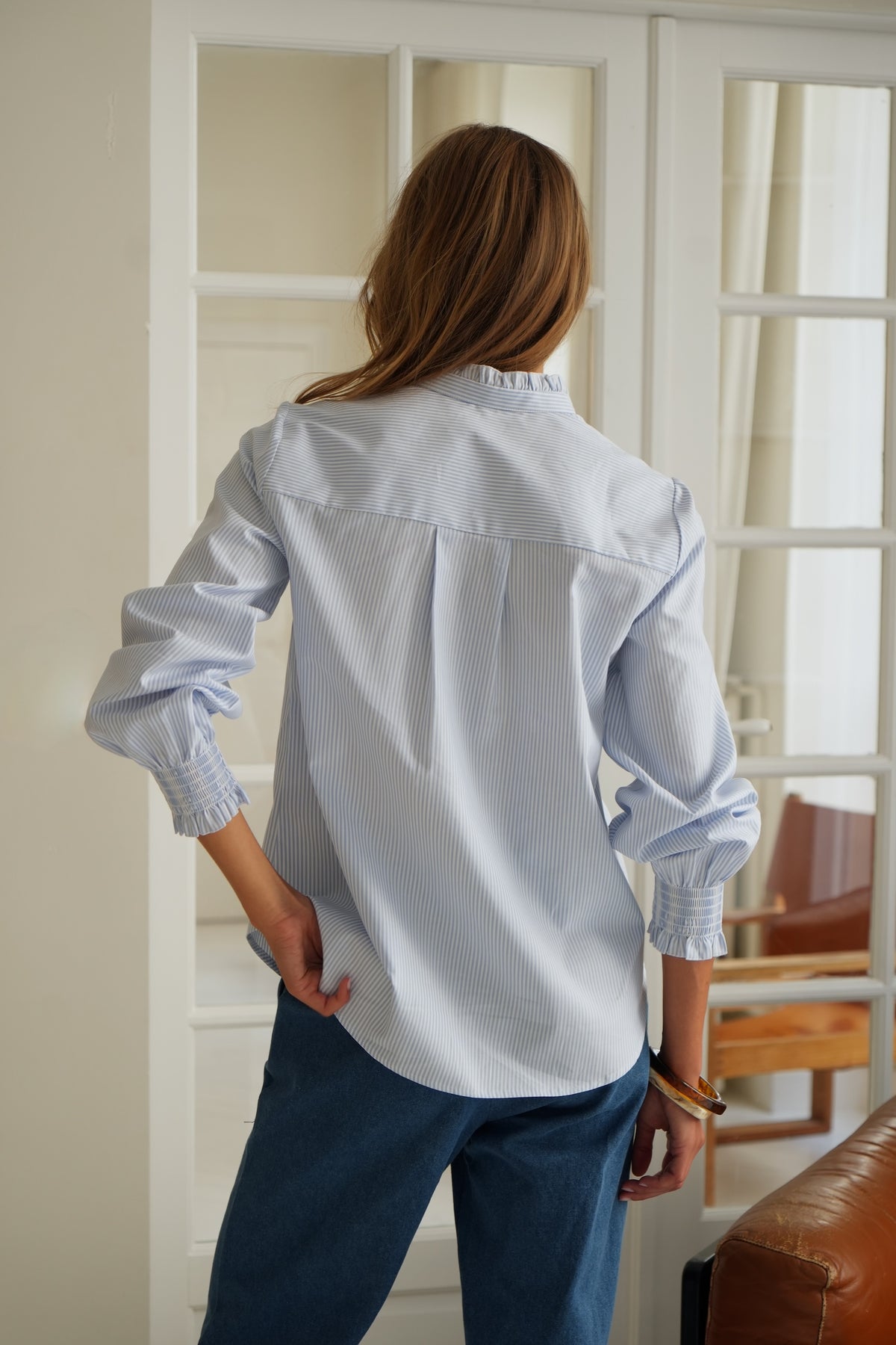 Chemise Peppa Oxford bleu ciel