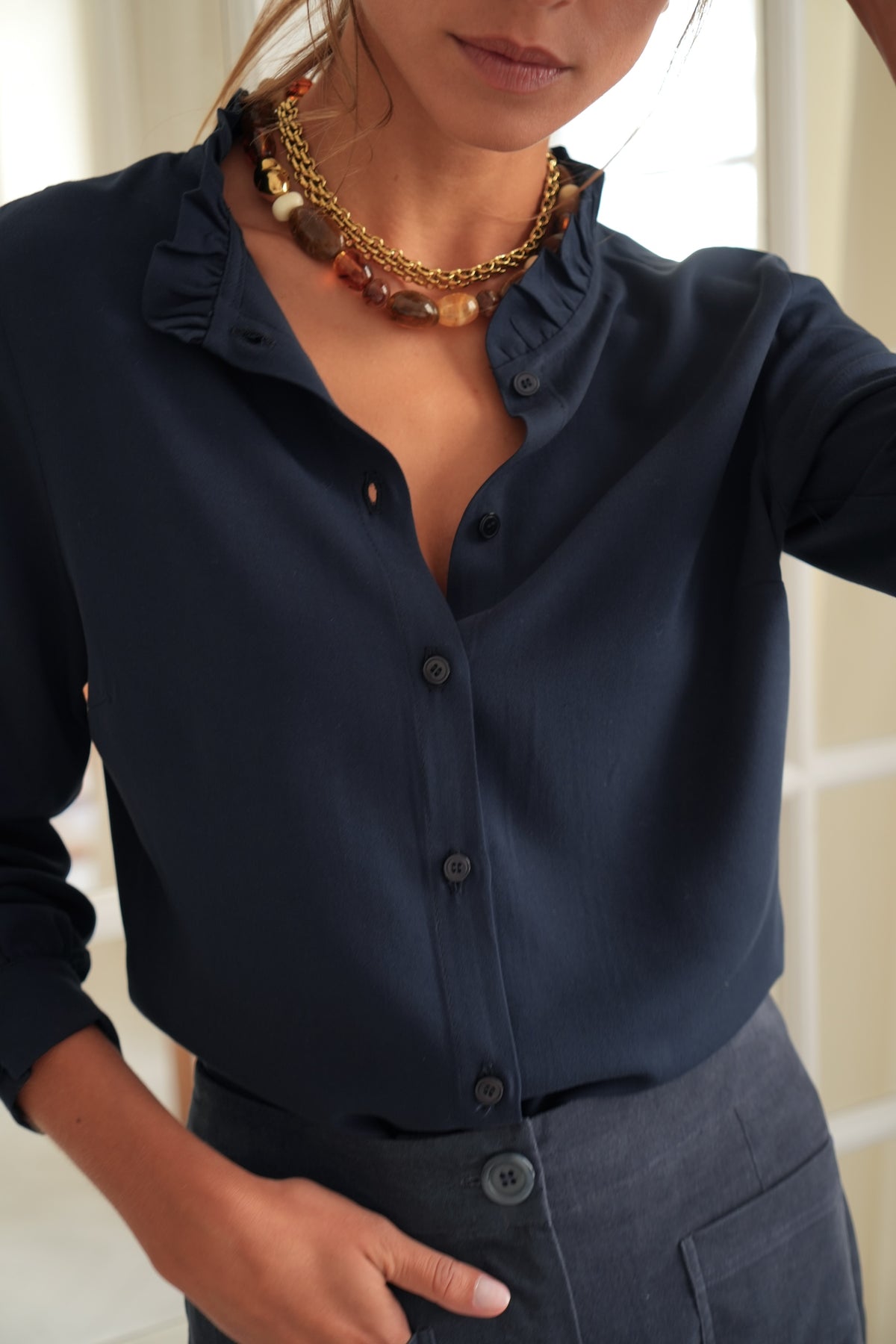 Blouse Iliana marine