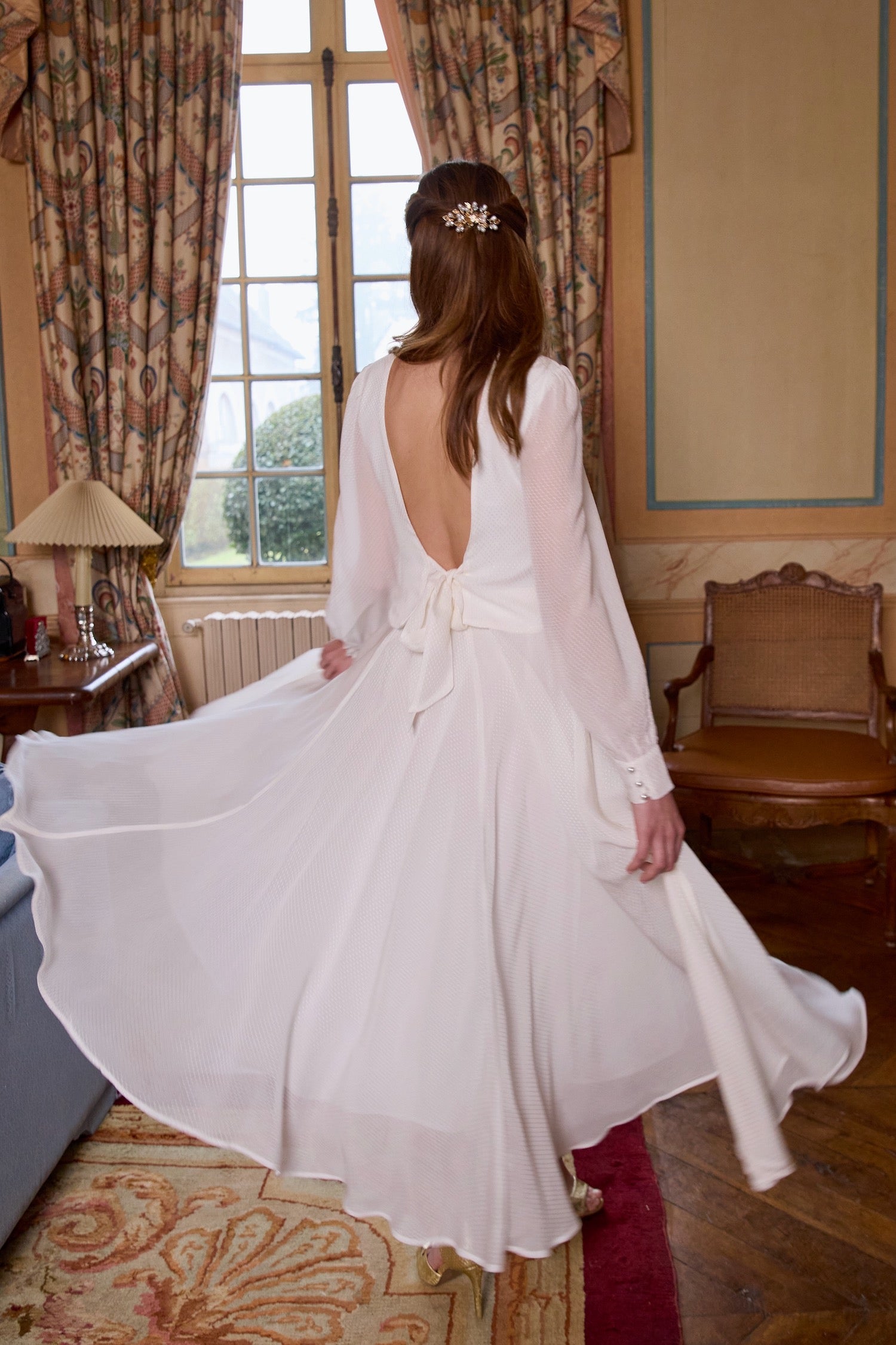 Leo plumetis skirt