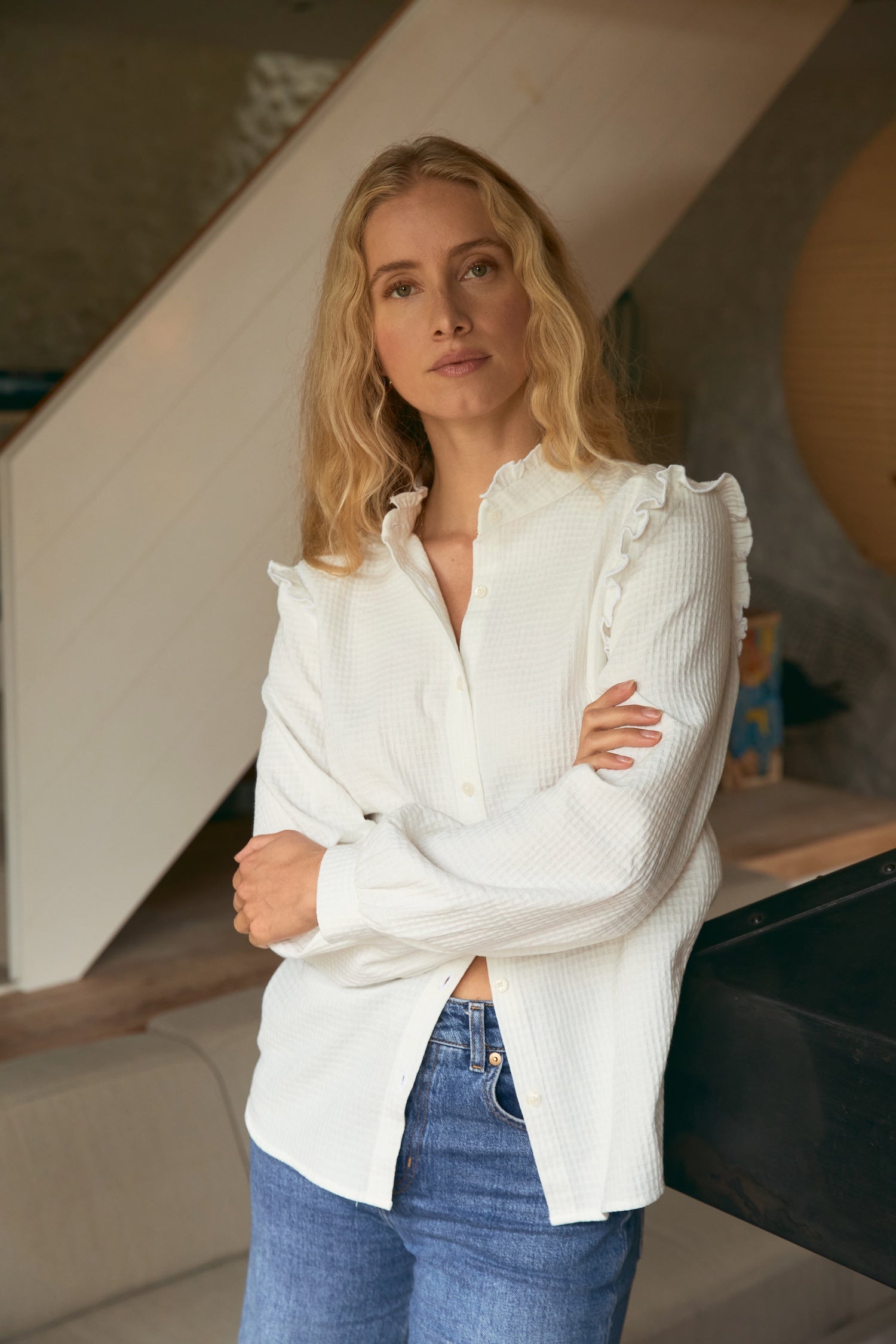 White Maria shirt